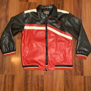 Shaq leather jacket size XL